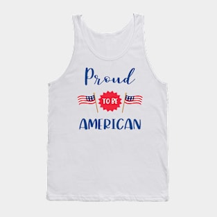 Proud to be American Tank Top